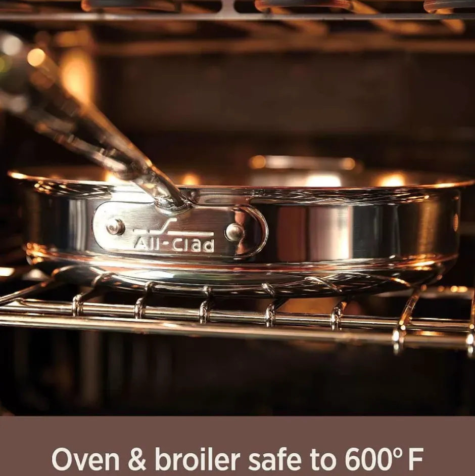 Copper Core 5-Ply Bonded Cookware Set, 7 Piece Set>All-Clad Sale
