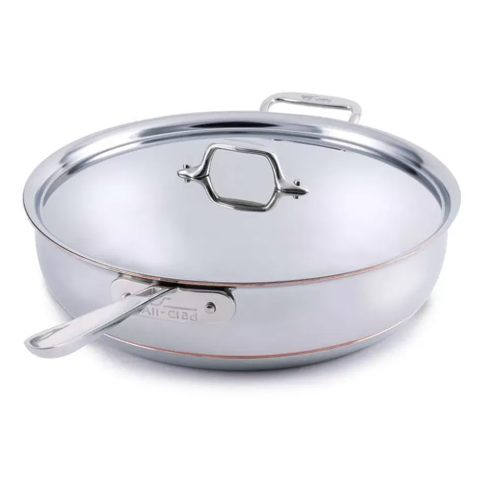 Copper Core 5-Ply Bonded Cookware, Essential Pan, 6 Quart>All-Clad Hot