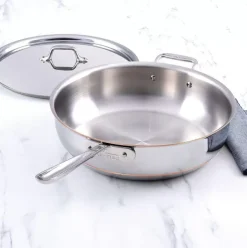 Copper Core 5-Ply Bonded Cookware, Essential Pan, 6 Quart><noscript><img width=