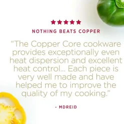 Copper Core 5-Ply Bonded Cookware, Fry Pan, 12 Inch><noscript><img width=
