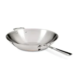 Copper Core 5-Ply Bonded Cookware, Open Stir Fry Pan, 14 Inch><noscript><img width=