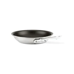 D5 Stainless Brushed 5-Ply Bonded Cookware, Nonstick Fry Pan, 8 Inch><noscript><img width=