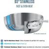 D3 Stainless Everyday, 10 Piece Pots And Pans Cookware Set>All-Clad Outlet