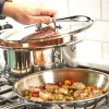 D3 Stainless Everyday 3-Ply Bonded Cookware, Saute Pan With Lid, 3 Quart>All-Clad New