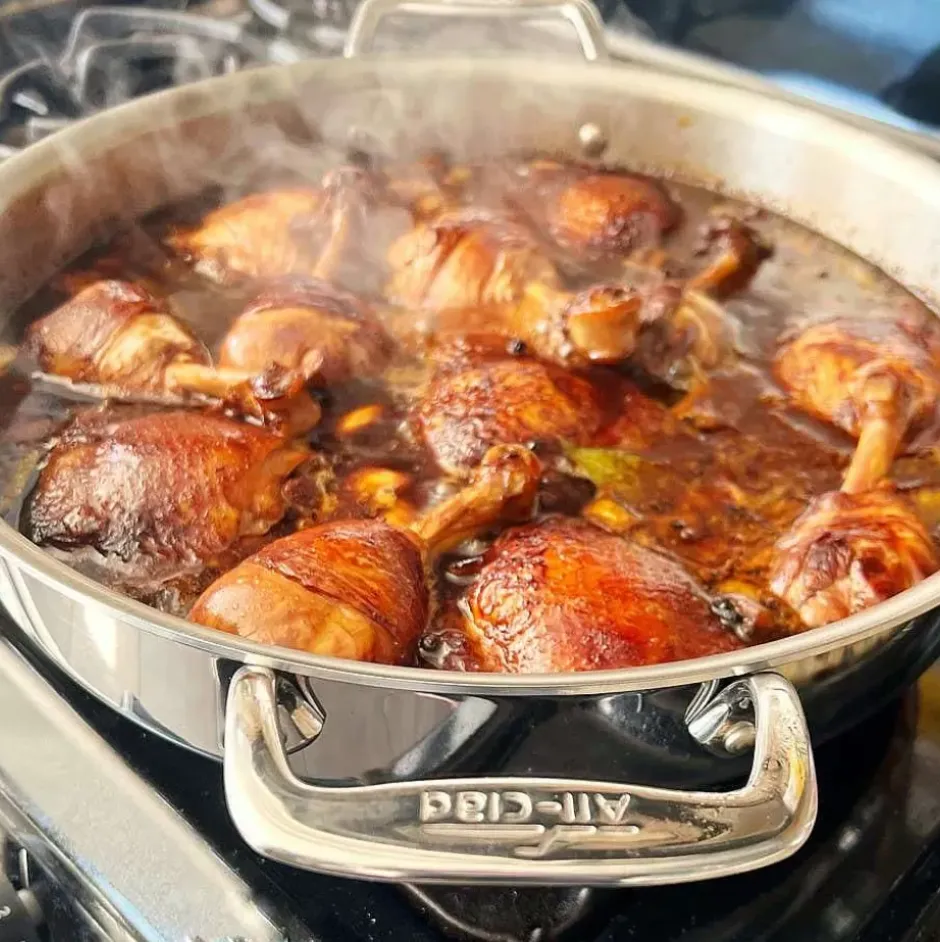 D3 Stainless 3-Ply Bonded Cookware, Mother Of All Pans With Lid, 6 Quart>All-Clad Fashion