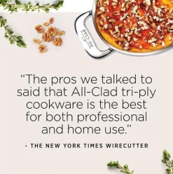 D3 Stainless 3-Ply Bonded Cookware Set, 14 Piece Set><noscript><img width=