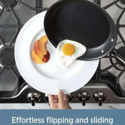 D3 Stainless 3-Ply Bonded Cookware, Nonstick Egg Perfect Pan, 9 Inch><noscript><img width=