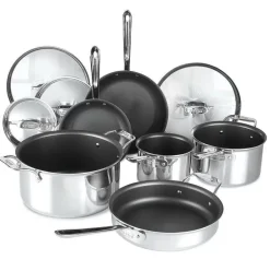 D5 Stainless 5-Ply Cookware, D5 10 Piece Nonstick Set>All-Clad Fashion