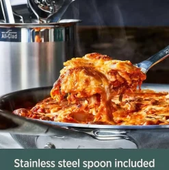 D5 Stainless Polished 5-Ply Bonded Cookware, Sauce Pan With Lid, 2 Quart><noscript><img width=