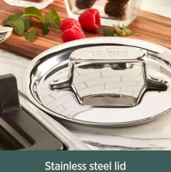 D5 Stainless Polished 5-Ply Bonded Cookware, Stockpot With Lid, 12 Quart><noscript><img width=