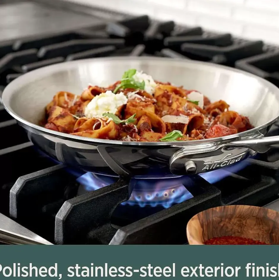 D5 Stainless Polished 5-Ply Bonded Cookware, Fry Pan, 8 Inch>All-Clad Sale