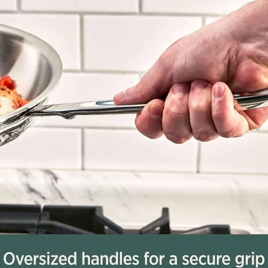 D5 Stainless Polished 5-Ply Bonded Cookware, Chicken Fryer With Screen, 4 Quart>All-Clad Discount