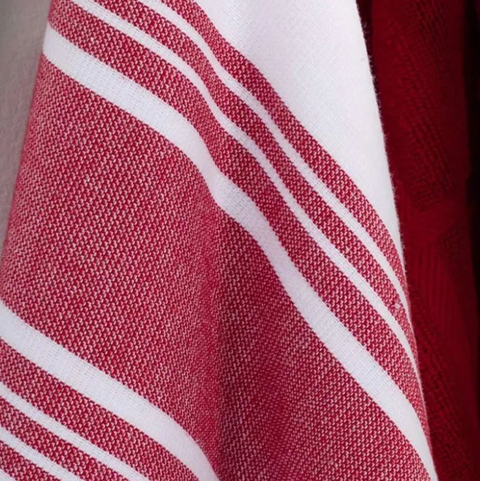 Dual Kitchen Towel Set, Chili, 3 Pieces>All-Clad Clearance