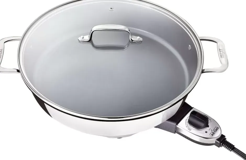Electric Nonstick Skillet, 7 Quart>All-Clad New