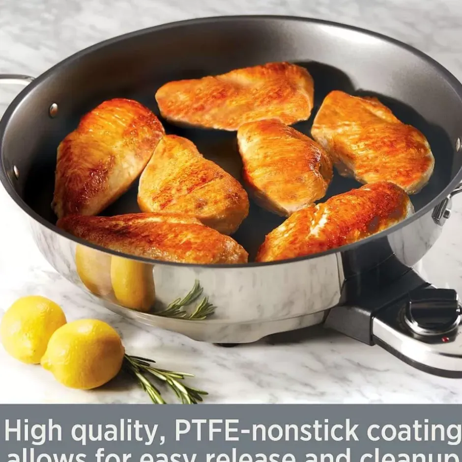 Electric Nonstick Skillet, 7 Quart>All-Clad New