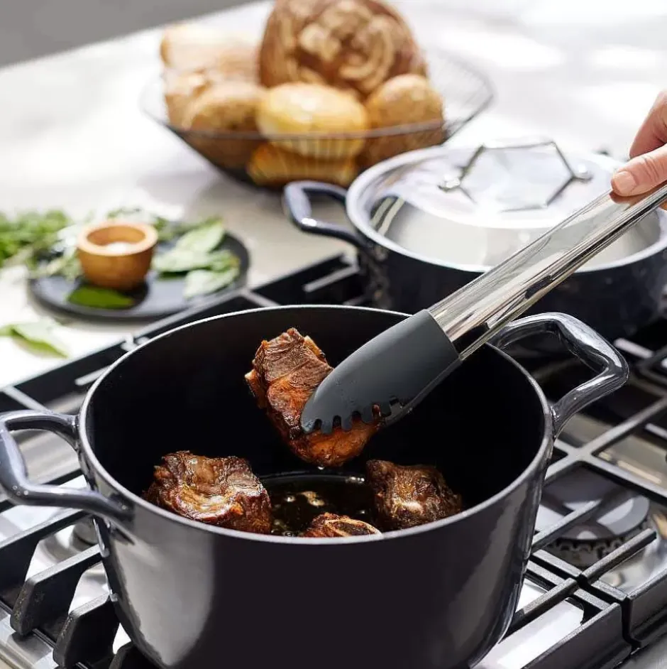 Enameled Cast Iron, Dutch Oven With Lid And Acacia Wood Trivet, 6 Quart>All-Clad Outlet