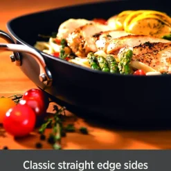 Essentials Nonstick Cookware, Stockpot With Multi-Purpose Insert And Lid, 7 Quart><noscript><img width=