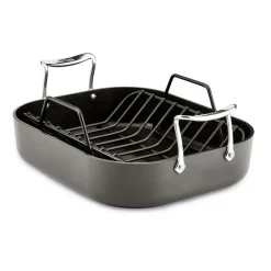 Essentials Nonstick Cookware, Small Roaster With Rack, 11 X 14 Inch><noscript><img width=