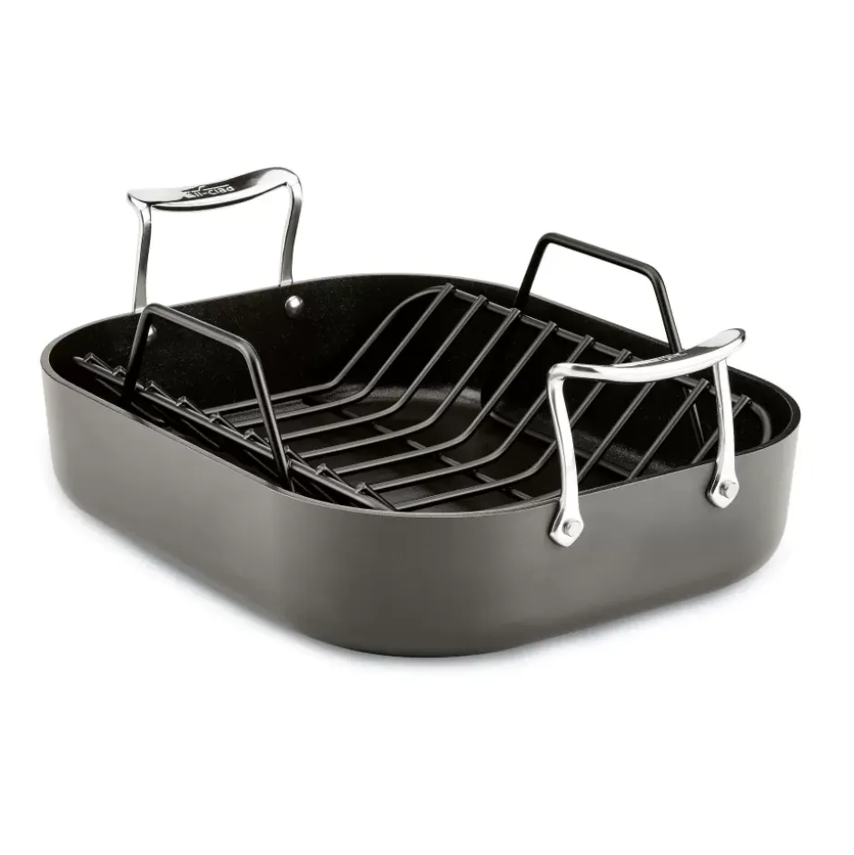 Essentials Nonstick Cookware, Small Roaster With Rack, 11 X 14 Inch>All-Clad Discount