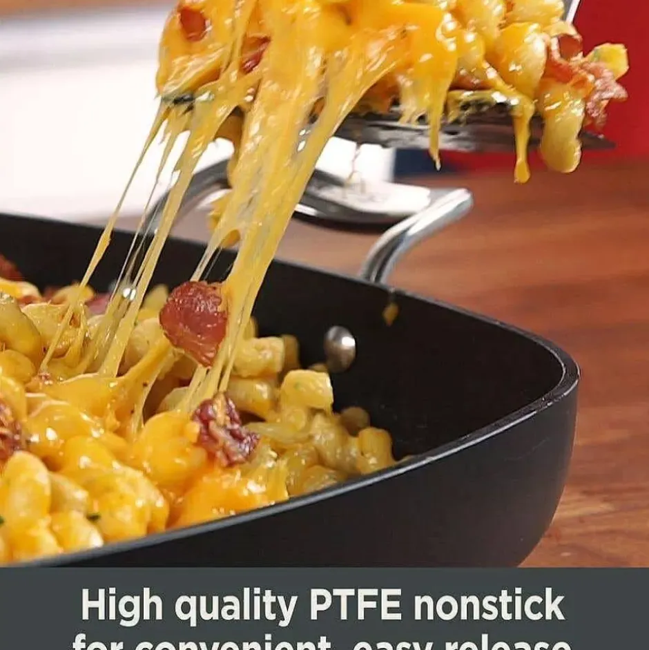 Essentials Nonstick Cookware Set, 4 Piece Fry & Saute Set>All-Clad Best