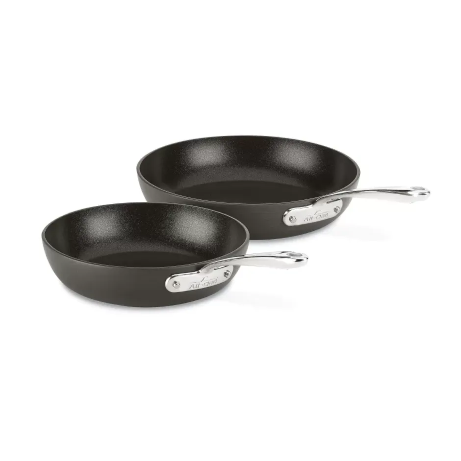 Essentials Nonstick Cookware Set, 2 Piece Fry Pan Set, 8.5 & 10.5 Inch>All-Clad Hot