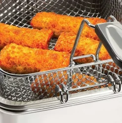Ez Clean Pro Deep Oil Fryer With Digital Timer And Oil Filtration System, 3.5 Liter><noscript><img width=