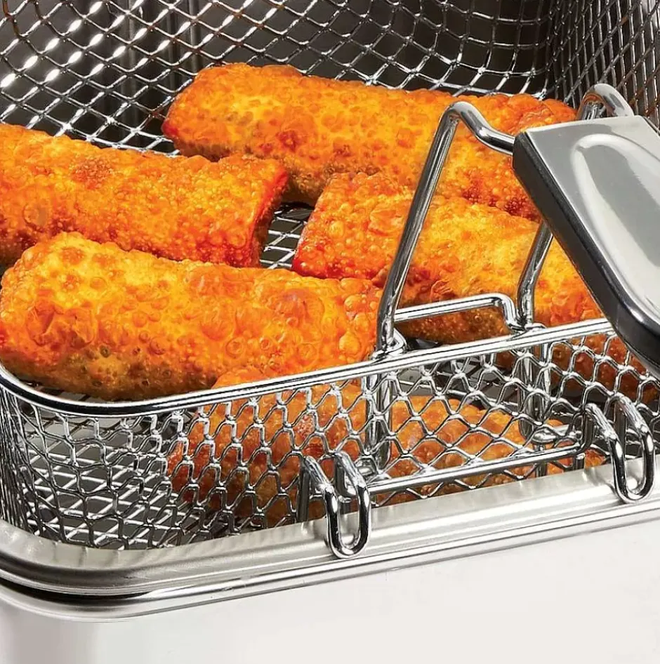 Ez Clean Pro Deep Oil Fryer With Digital Timer And Oil Filtration System, 3.5 Liter>All-Clad Fashion