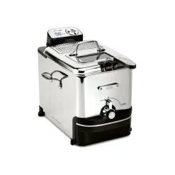 Ez Clean Pro Deep Oil Fryer With Digital Timer And Oil Filtration System, 3.5 Liter><noscript><img width=