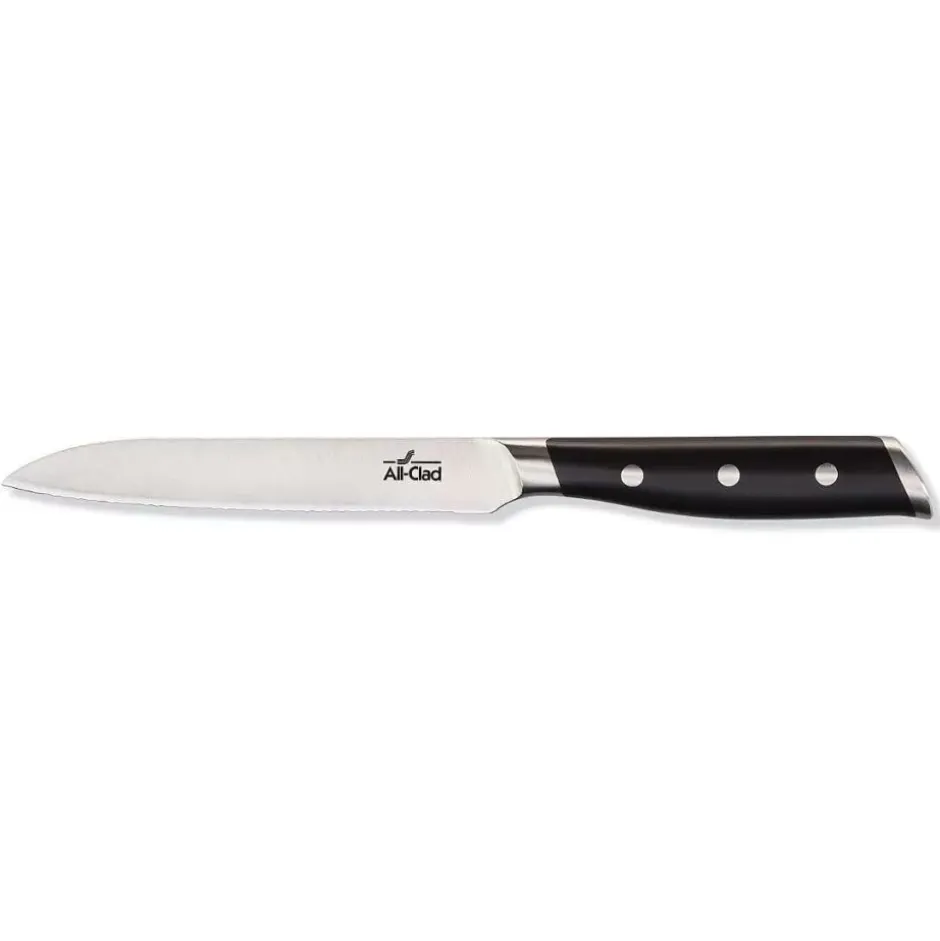 Forged Knives 5-Inch Serrated Utility Knife>All-Clad New