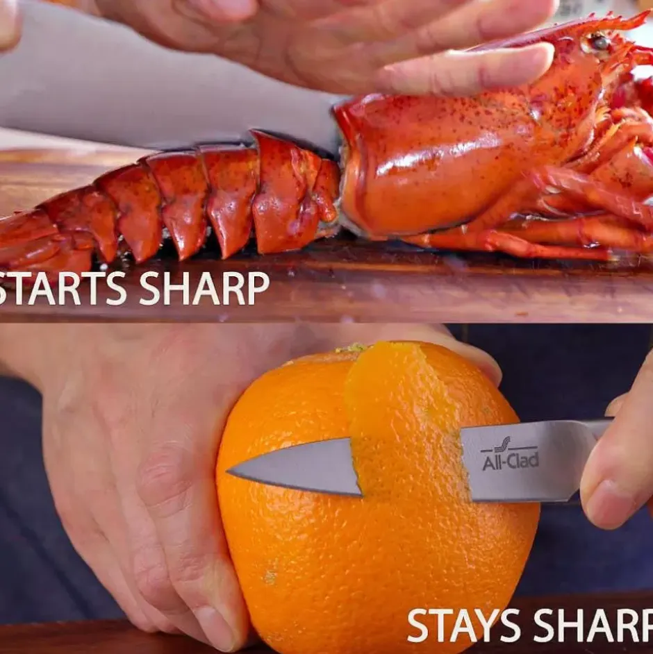 Forged Knives 5-Inch Serrated Utility Knife>All-Clad New