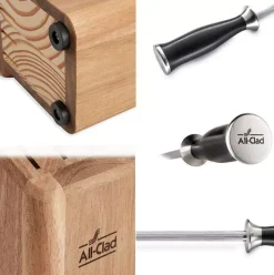 Forged Knives, Knife Block Set, 7 Piece>All-Clad New