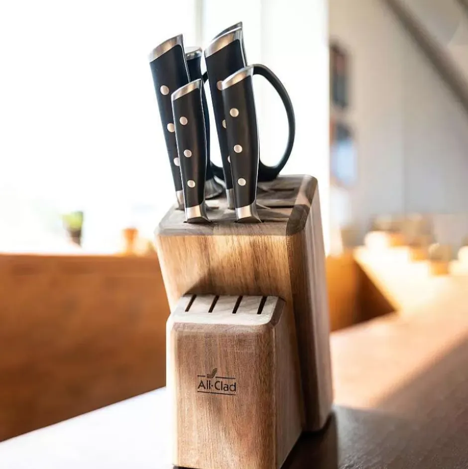 Forged Knives, Knife Block Set, 7 Piece>All-Clad New