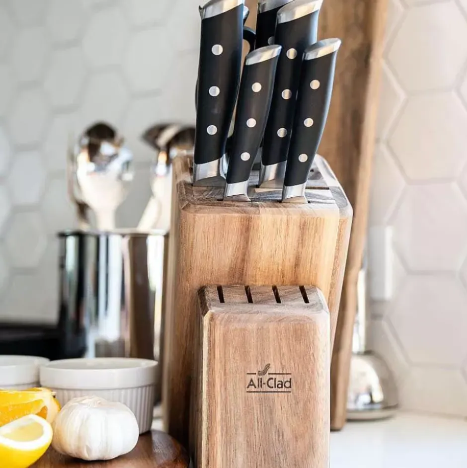 Forged Knives, Knife Block Set, 7 Piece>All-Clad New