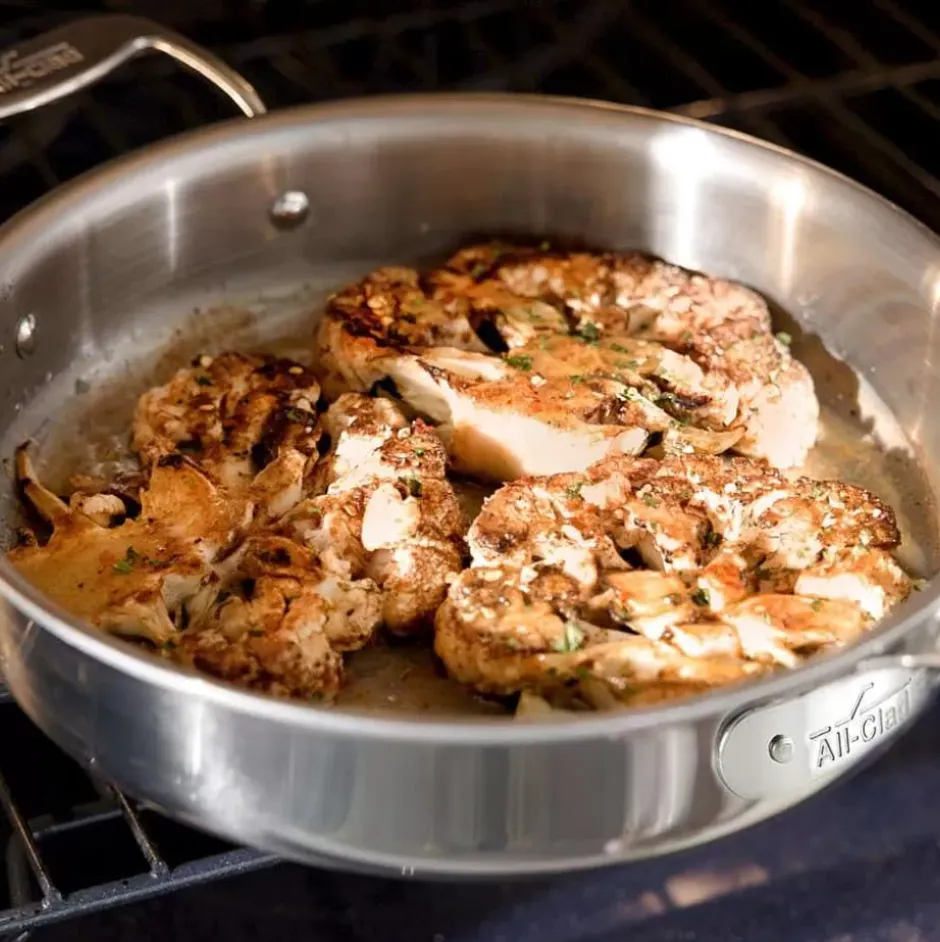 G5® Graphite Core Stainless Steel 5-Ply Bonded Cookware, 2 Piece Skillet Set, 8.5 & 10.5Inch>All-Clad Hot