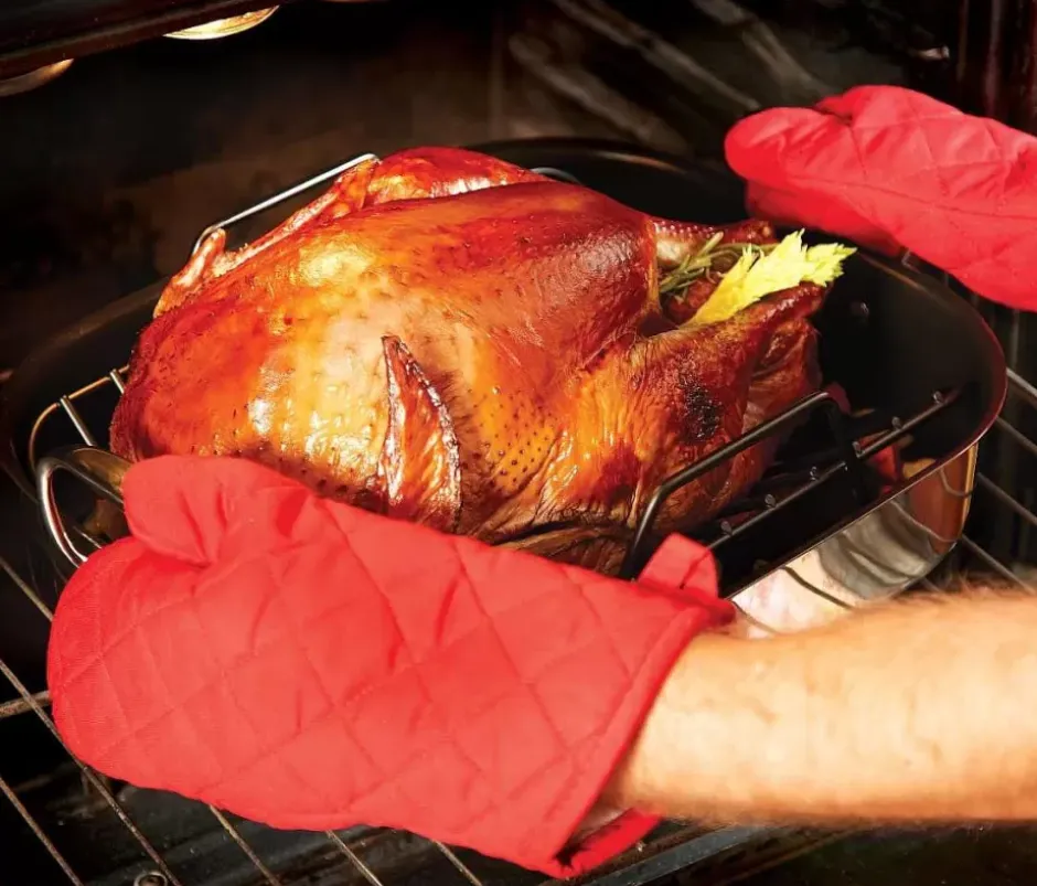 Gourmet Accessories, Large Stainless Steel Nonstick Roaster With Rack, 13 X 16 Inch>All-Clad Clearance