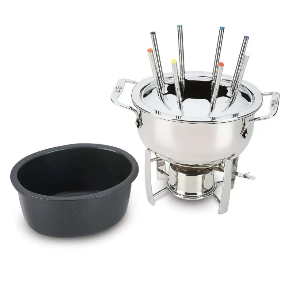 Gourmet Accessories, 12 Piece Fondue Set With Stainless Steel Pot And Cast Aluminum Insert>All-Clad Online
