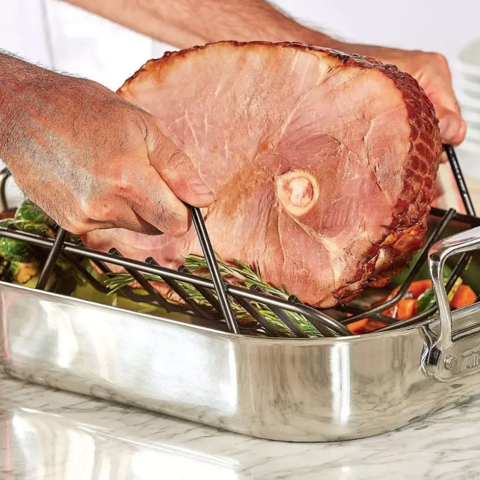 Gourmet Accessories, Small Stainless Steel Roaster With Rack, 11 X 14 Inch>All-Clad Discount