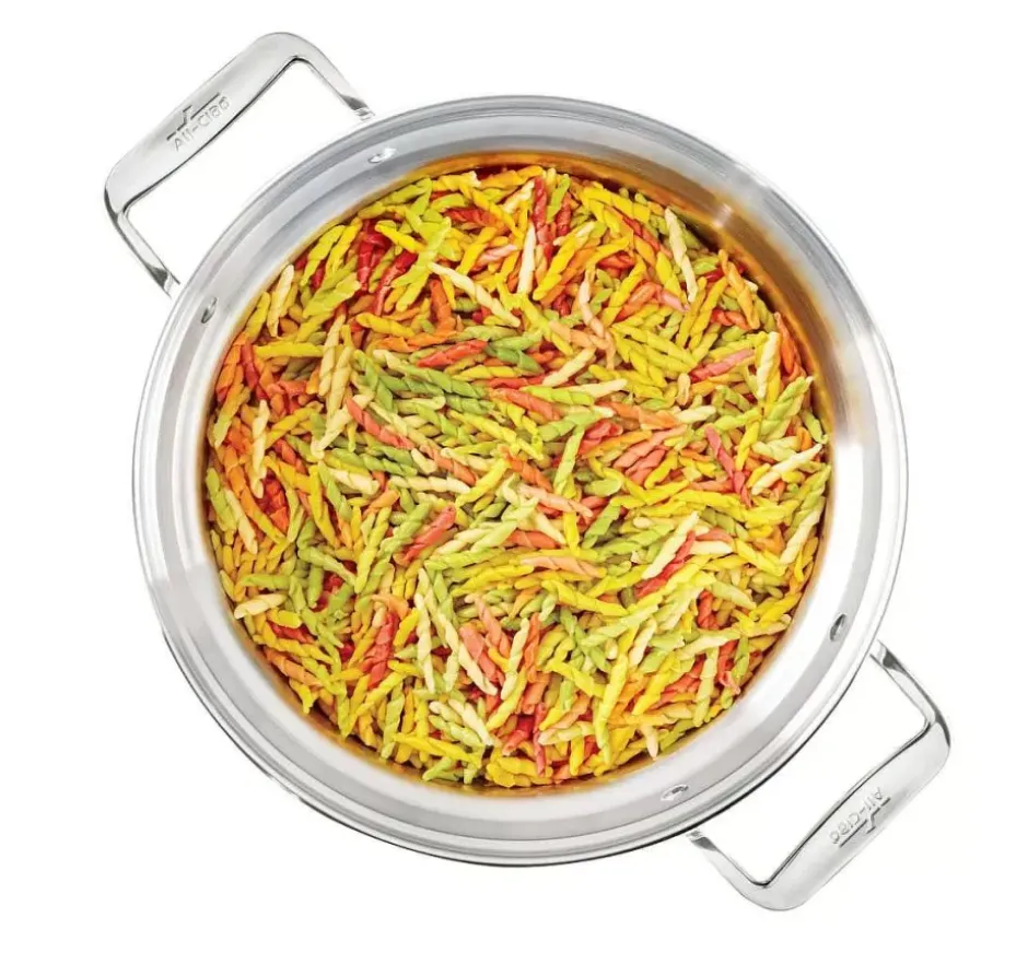 Gourmet Accessories, Stainless Steel Multi-Pot With Lid, Perforated Insert And Steaming Insert, 8 Quart>All-Clad Hot