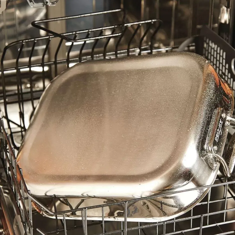 Gourmet Accessories, Stainless Steel Lasagna Pan With Lid, 12 X 15 X 2.75 Inch>All-Clad Fashion