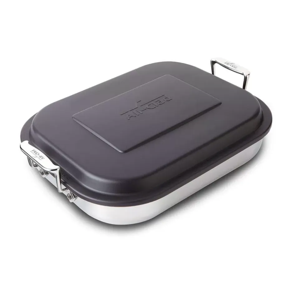Gourmet Accessories, Stainless Steel Lasagna Pan With Lid, 12 X 15 X 2.75 Inch>All-Clad Fashion