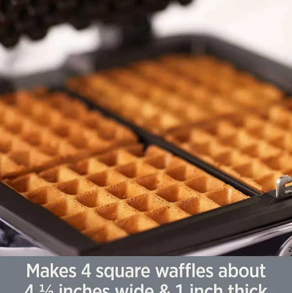 Gourmet Digital Belgian Waffle Maker With Removable Plates, 4 Slice>All-Clad Clearance