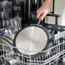 Ha1 Hard Anodized Nonstick Cookware, Everyday Pan With Lid, 12 Inch><noscript><img width=