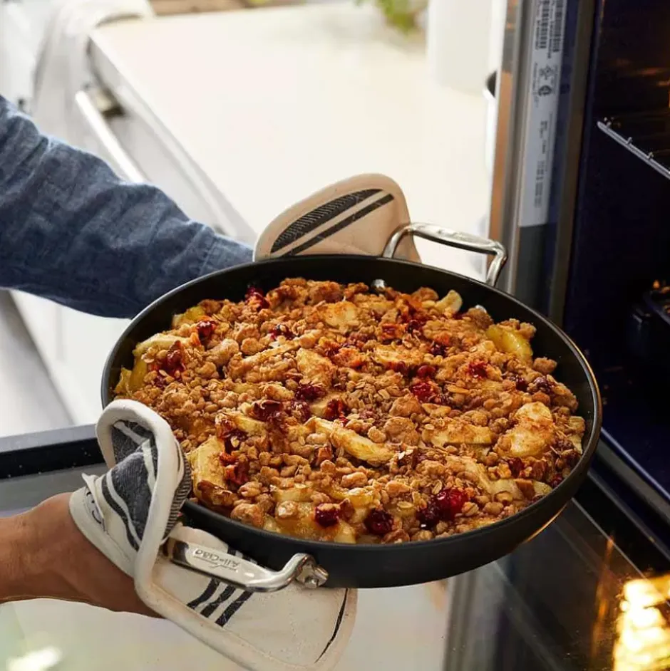 Ha1 Hard Anodized Nonstick Cookware, Dutch Oven With Acacia Wood Trivet & Spoon And Glass Lid, 6 Quart>All-Clad Clearance