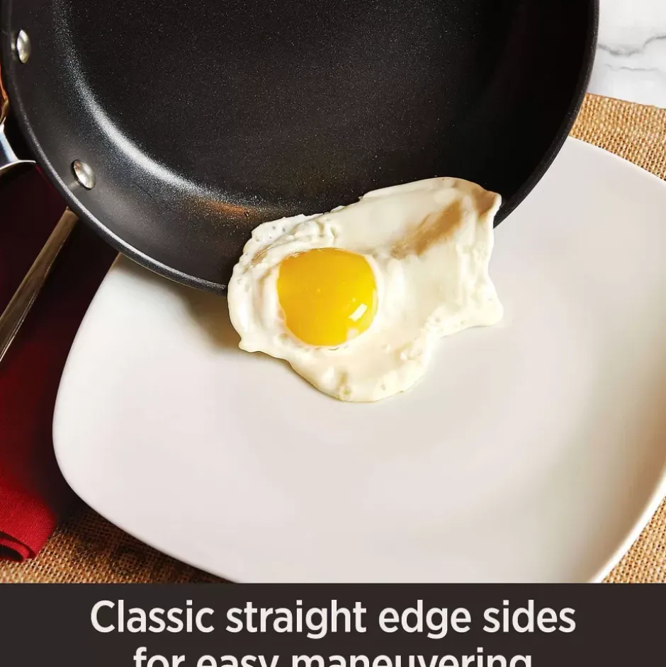 Ha1 Hard Anodized Nonstick Cookware, Square Grill, 11 Inch>All-Clad Hot
