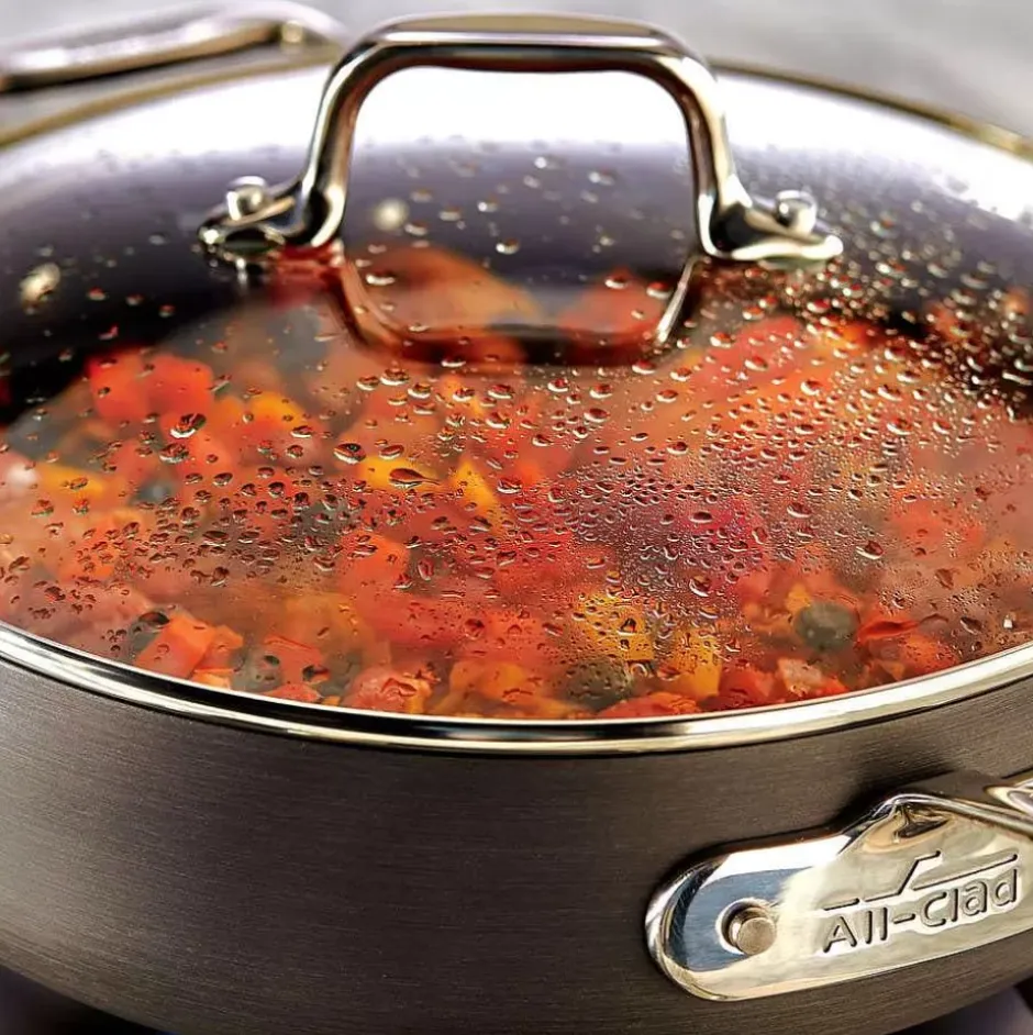 Ha1 Nonstick Frypan Set With Lids, 10 And 12 Inch>All-Clad Clearance