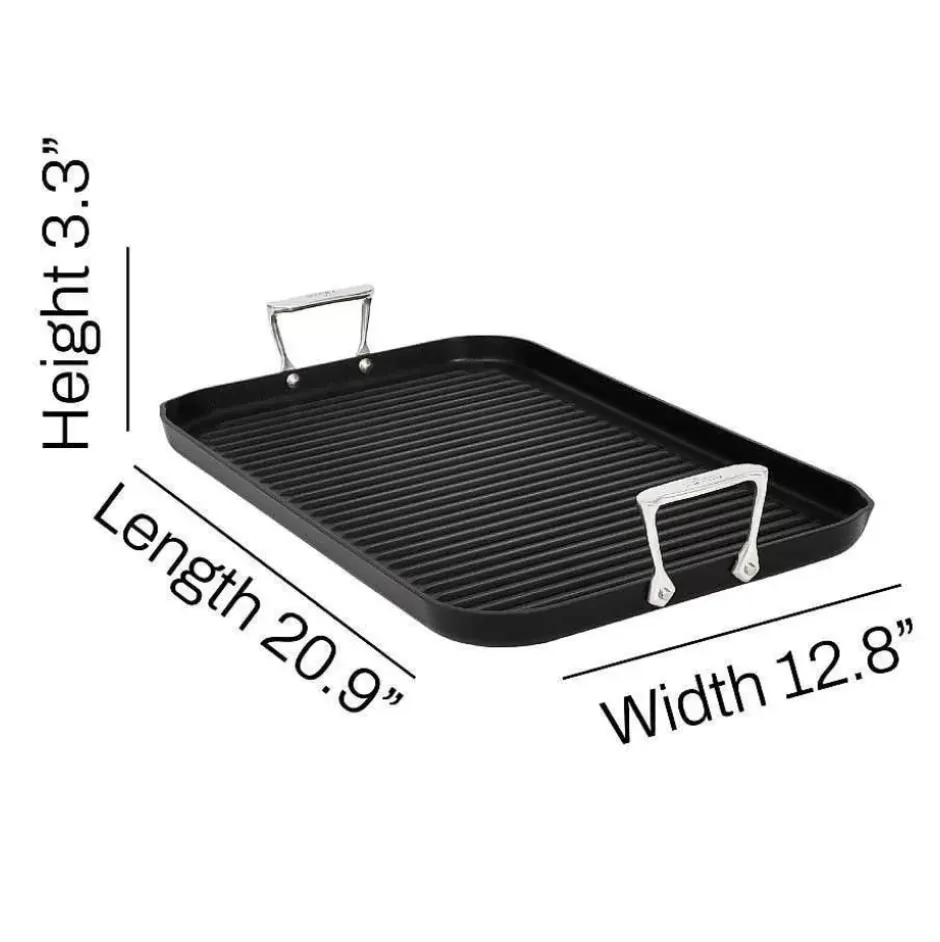 Ns Pro Nonstick Cookware, Double Burner Grill, 13 X 20 Inch>All-Clad Outlet