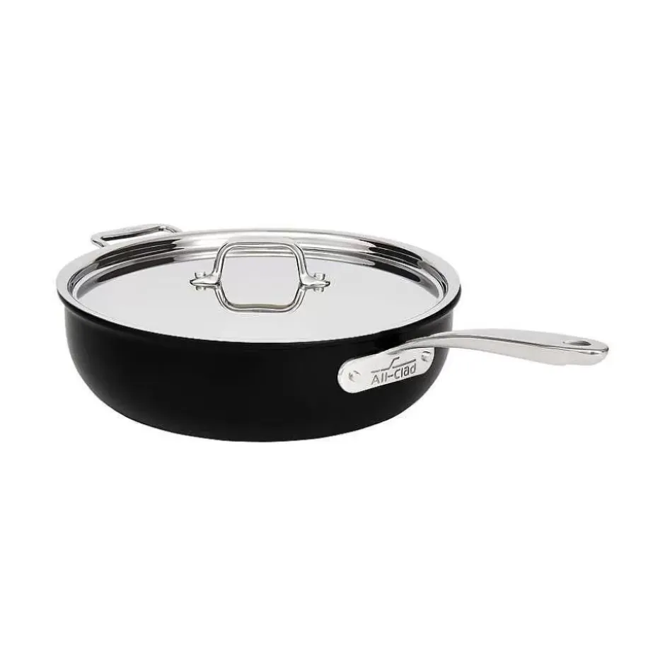 Ns Pro Nonstick Cookware, Essential Pan, 6 Quart With Lid>All-Clad Hot