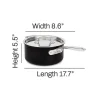 Ns Pro Nonstick Cookware, Sauce Pan With Lid, 3.2 Quart>All-Clad Discount
