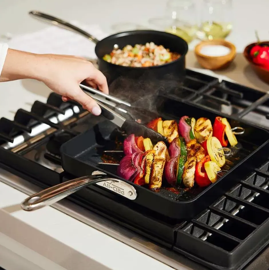 Ns Pro Nonstick Cookware, Square Grill, 11 Inch>All-Clad Online