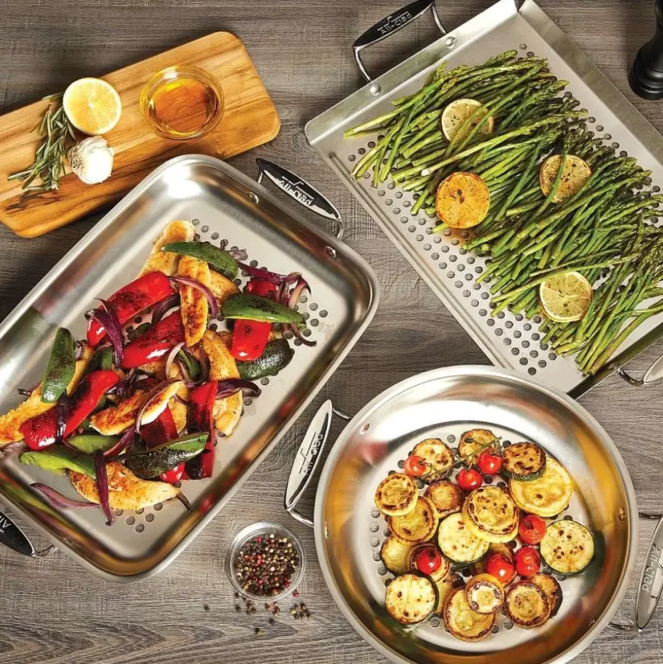 Outdoor 3 Piece Stainless Steel Set>All-Clad Hot